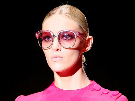 Солнцезащитные очки Gucci 2013, в розовом цвете